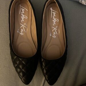 London Fog Rikhani quilted Ballet Flats Size 9